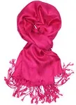 Achillea Large Soft Silky Pashmina Shawl Wrap Scarf in Solid Colors