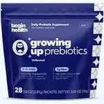 Begin Health 28-Pack Unflavored Growing Up Prebiotics