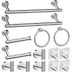 14 Pieces Bathroom Hardware Set Brushed Nickel Stainless Steel Bathroom