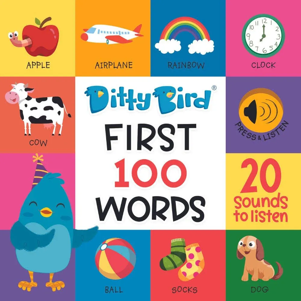 Ditty Bird - First 100 Words Board Book