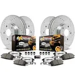 Power Stop K6405-36 - Front and Rear Z36 Truck & Tow Brake Kit