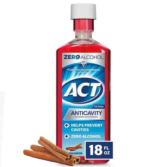 Act Fluoride Anticavity Mint Mouthwash