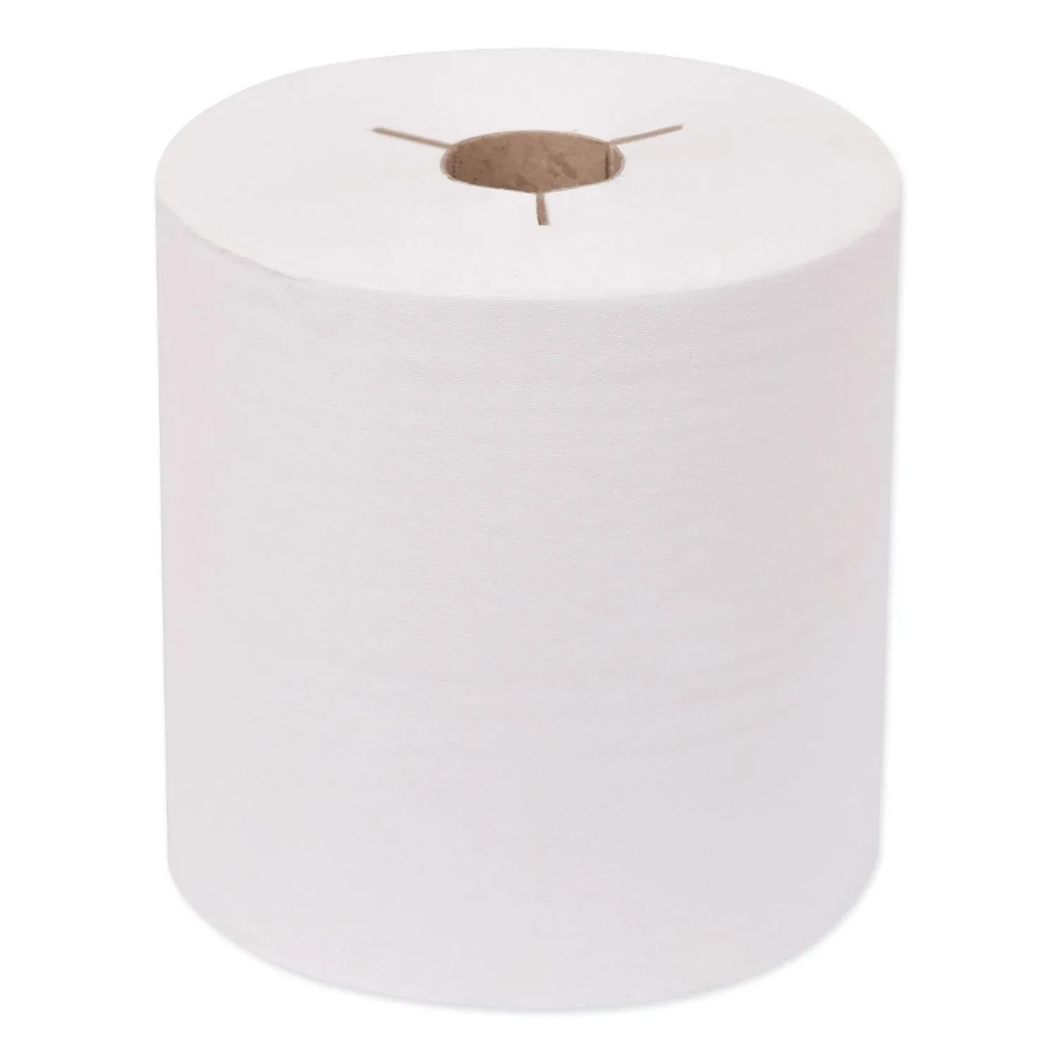 Universal Hand Towel Roll, Notched, 7.5&amp;quot; x 630 ft, White, 6 Rolls/Carton