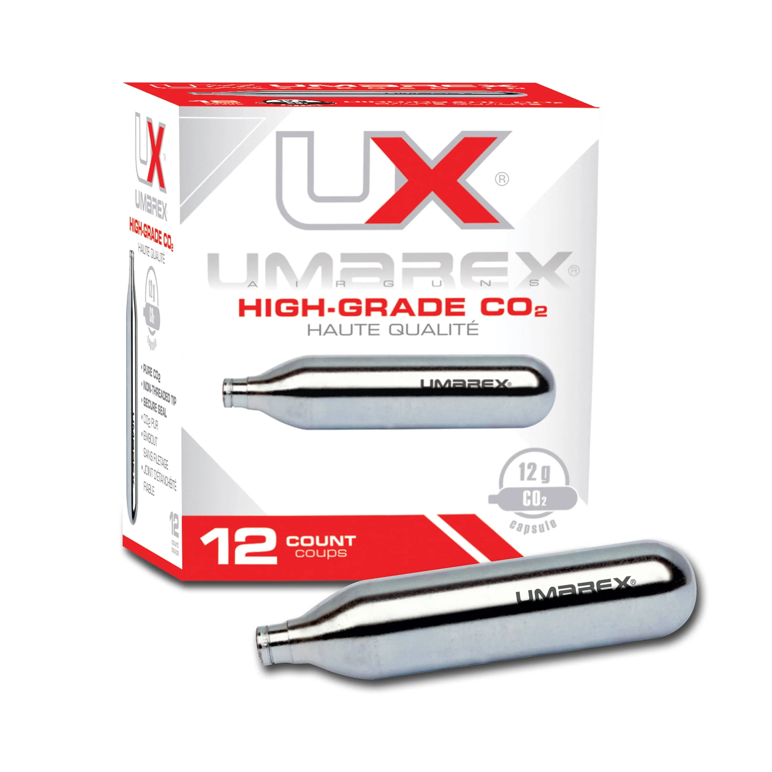 Umarex 12 Gram CO2 Cylinders 12 Pack