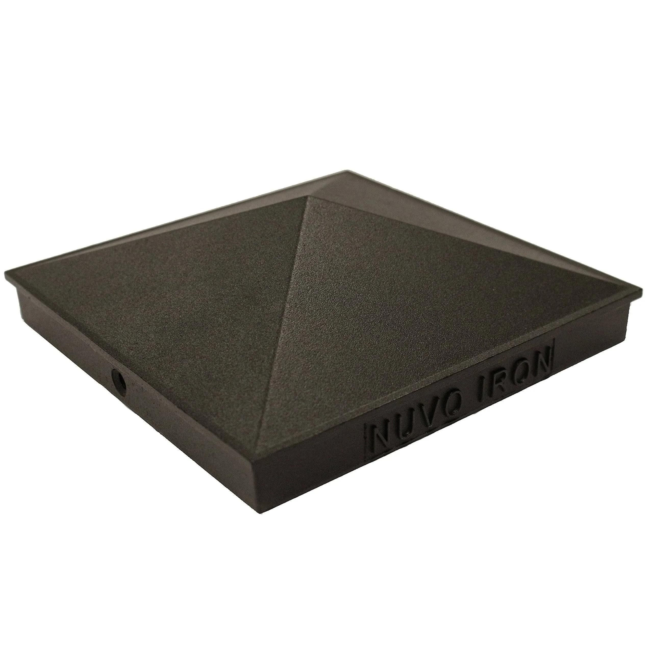 Nuvo Iron PCP14 6" x 6" Pyramid Post Cap, Black