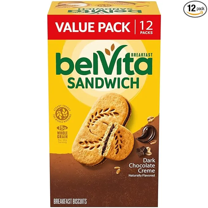 belVita Cinnamon Brown OR Blueberry OR Chocolate Breakfast Biscuits (25 pk.)