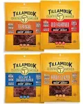 Tillamook Country Smoker Real Hardwood Smoked Beef Jerky Variety Pack, 2.5 Ounce (Pack of 4)