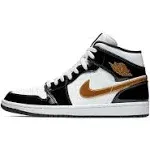 Air Jordan 1 Mid SE Patent 'Black Gold' 9