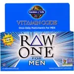 Garden of Life Vitamin Code Raw One for Men, 75 Capsules