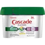 Cascade Dishwasher Detergent Platinum ActionPacs