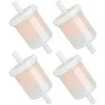 Harbot (Pack of 4) 12581-43012 Inline Diesel Gasoline Fuel Filter for Kubota 12581-43010 BX22D BX23D Bx24d Bx25 BX1870 BX1860 BX1850D BX1830D BX1800D