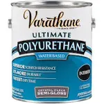 Varathane Water Based Interior Polyurethane, Crystal Clear, 1 gal