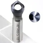 1pc M35 * Steel Countersink * Bit * TiAlN * * For * Metal, 82 * * *, 3/8&*; * *, 1/2&*; * *