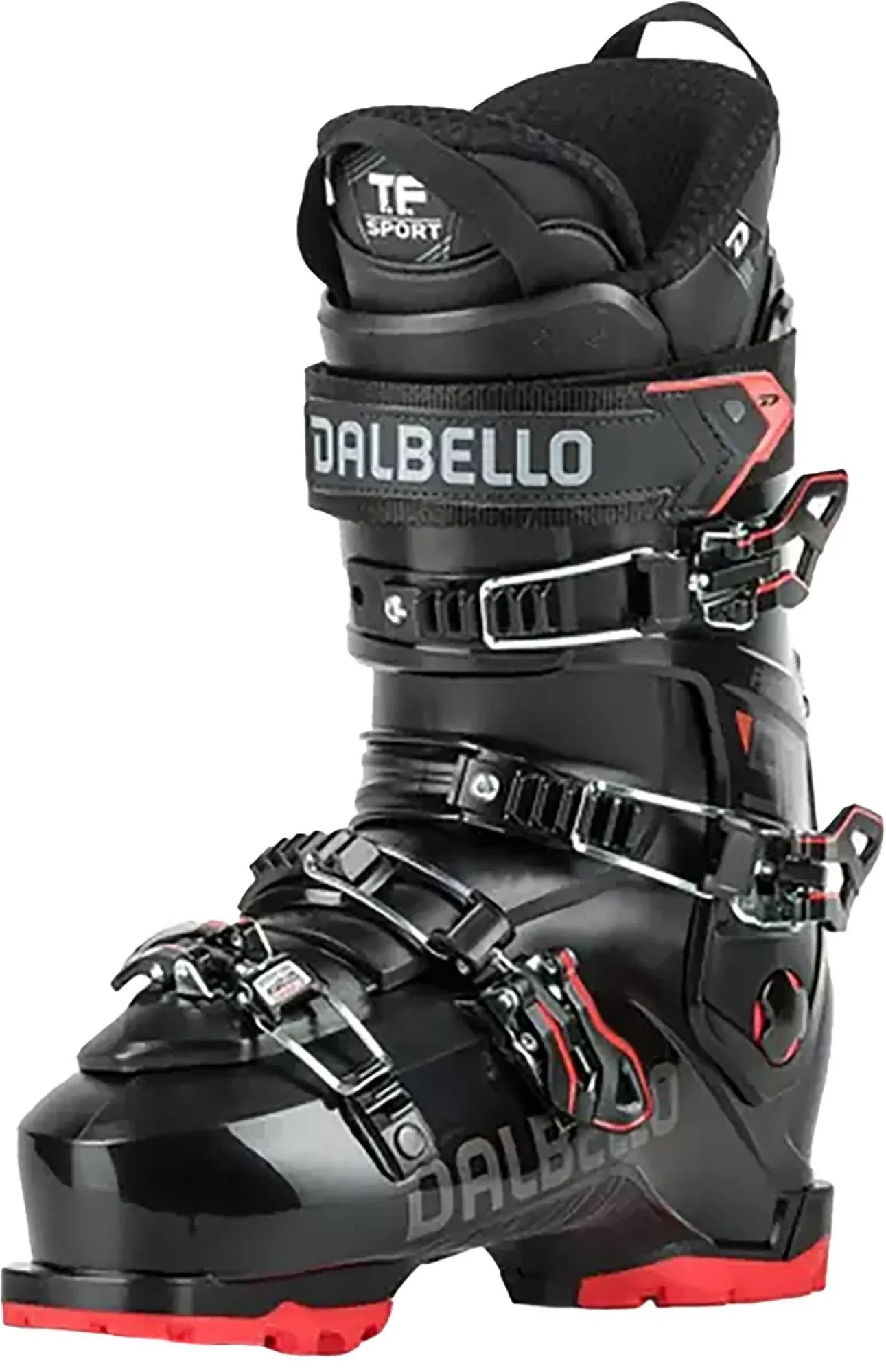 DALBELLO Men's Panterra 90 Ski Boots 2024, Black/Red, 27.5