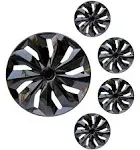 Aiqiying Hubcap Wheel Cover Replacement R15 Hub Caps Universal Wheel Rim Cover ABS Material Exterior Accessories for Car Truck SUV -Set of 4