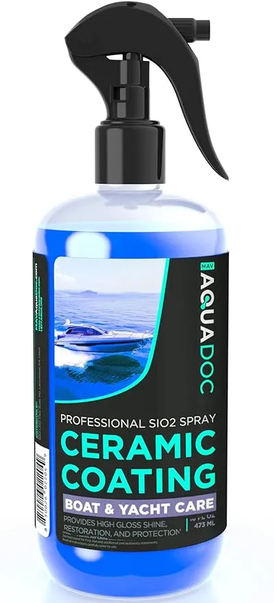 Boat Ceramic Cleaner Wax 1x - Ceramic SiO2 Sealant & Coating Spray