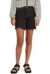 Levi's 501 Mid Thigh Women's Shorts - Lunar Black 26