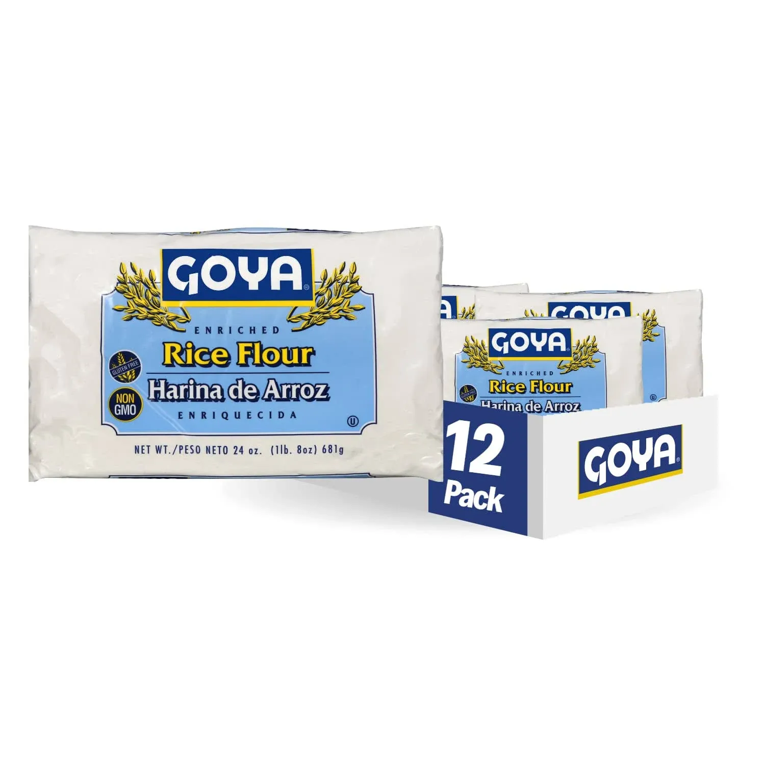 Goya Foods Enriched Rice Flour, 24 Ounce (Pack of 12)