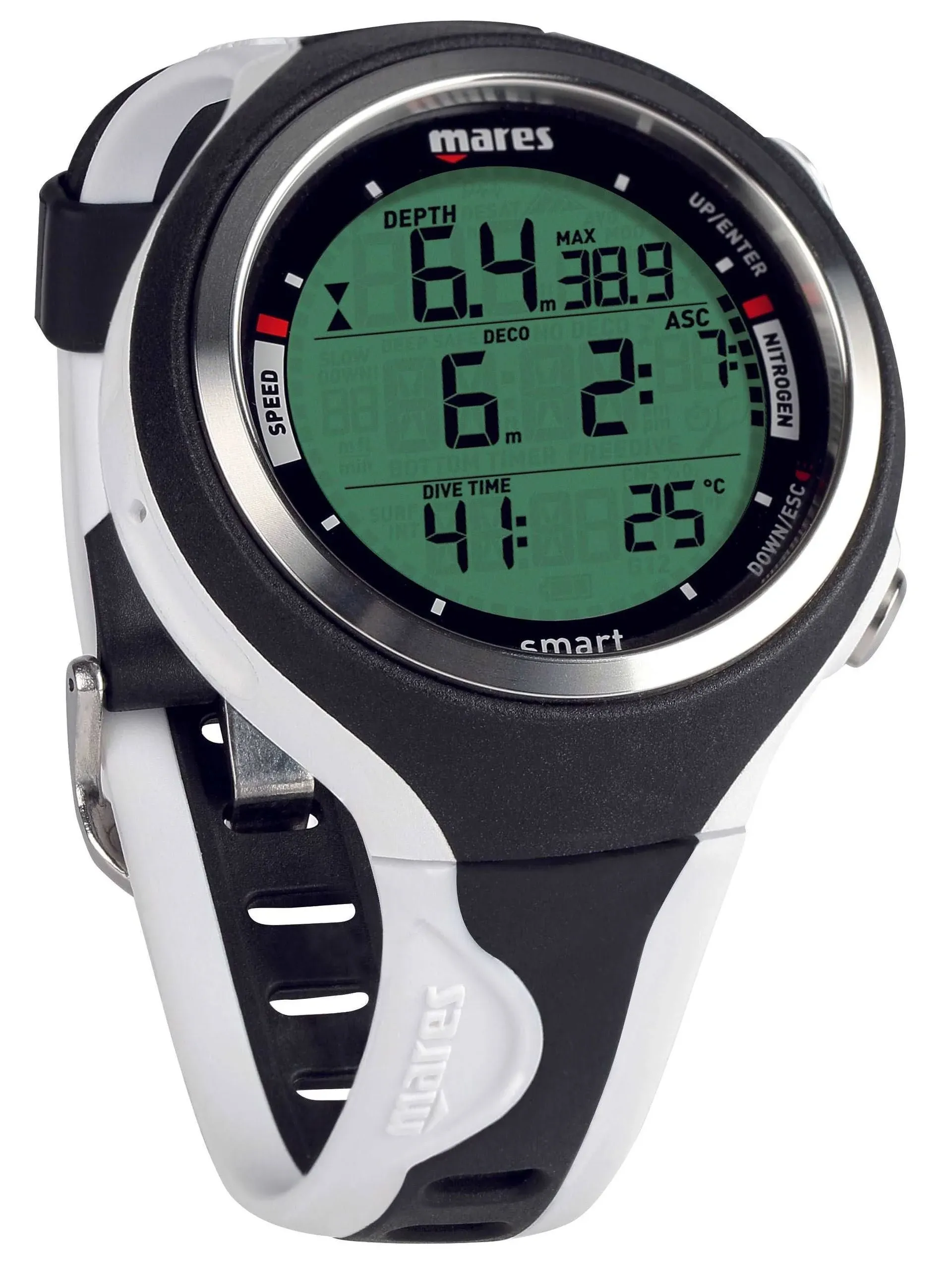 Mares Smart Wrist Dive Computer, Black/Grey - (414129BKGR)