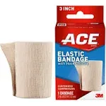 ACE Elastic Bandage, with Hook Closure, 3 Inch Width