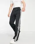 adidas Originals adibreak side popper track pants in black