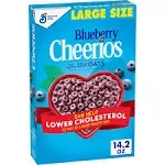 Cheerios Cereal, Blueberry, Large Size - 14.2 oz