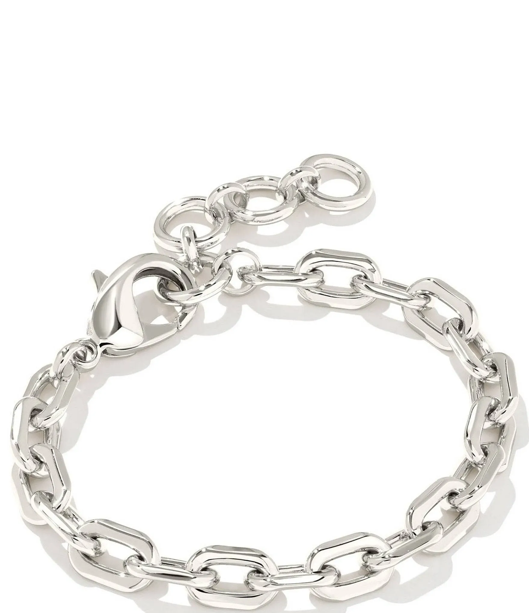 Kendra Scott Korinne Chain Bracelet in Rhodium-Plated BrassKendra Scott Korinne Chain Bracelet in Rhodium-Plated…