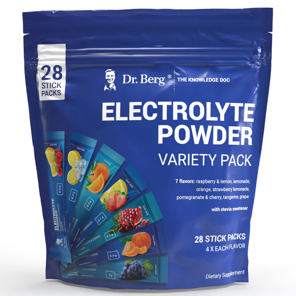 Dr. Berg's Electrolyte Powder Packets Variety Pack