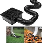 YOTODY Gutter Downspout Extension,Upgraded No Dig Catch Basin Low Profile Downspout Extender,Extendable from 1.34’ to 5.1’