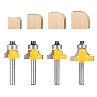 Totowood Roundover Router Bit Set