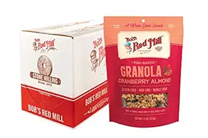 Bob's Red Mill Homestyle Cranberry Almond Granola, 11-ounce (Pack of 6)Bob's Red Mill Homestyle Cranberry Almond Granola,…