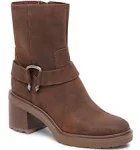 Dolce Vita Camros Suede Lug Sole Moto Booties - 11M