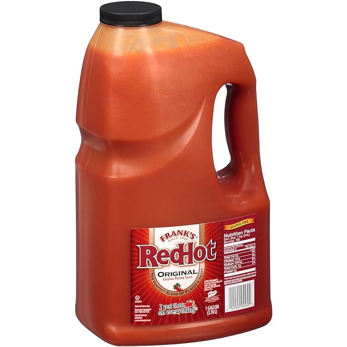 Frank's Red Hot Cayenne Pepper Sauce - 1 gal jug