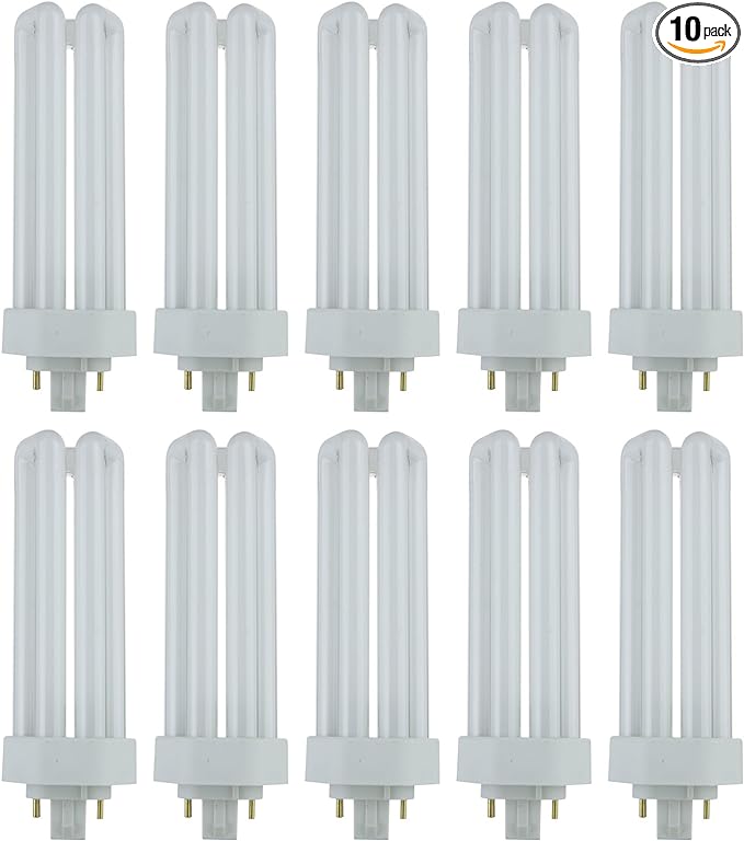 Sunlite Compact Fluorescent PLT 4-Pin Bulb 32W 2400Lm 6500K GX24q3 Base (40587-SU)