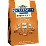 Ghirardelli Milk Chocolate & Caramel Squares