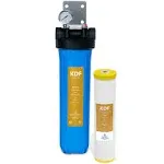 Express Water WH100SK Single-stage 15-GPM Kdf Well Water Whole House Water Filtration System