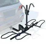 2-Bike Platform Style Hitch Mount Bike Rack, Tray Style Bicycle Carrier Racks Fo