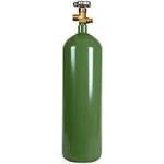 New 60 cu ft Steel Oxygen Cylinder with CGA540 Valve