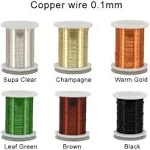 Riverruns Fly Tying & Flies Riverruns 6 Color/Set Non-Tarnishing Ultra Copper Wire 0.1mm, 0.2mm Super Realistic Fly Tying Material Proudly from EU