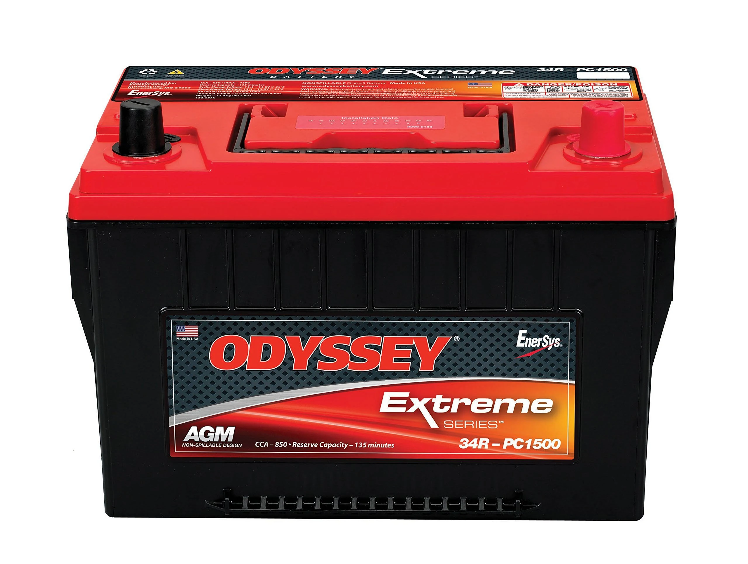 Odyssey Battery ODX-AGM34M Extreme Series AGM Battery