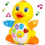 Musical Flapping Yellow Duck Interactive Action Educational Learning Walking Up