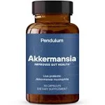 Akkermansia Probiotic Prebiotic Fiber Increases Live Strain for Gut Health 30Cap