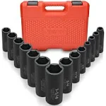 Neiko 02476A 1/2" Drive Deep Impact Socket Set