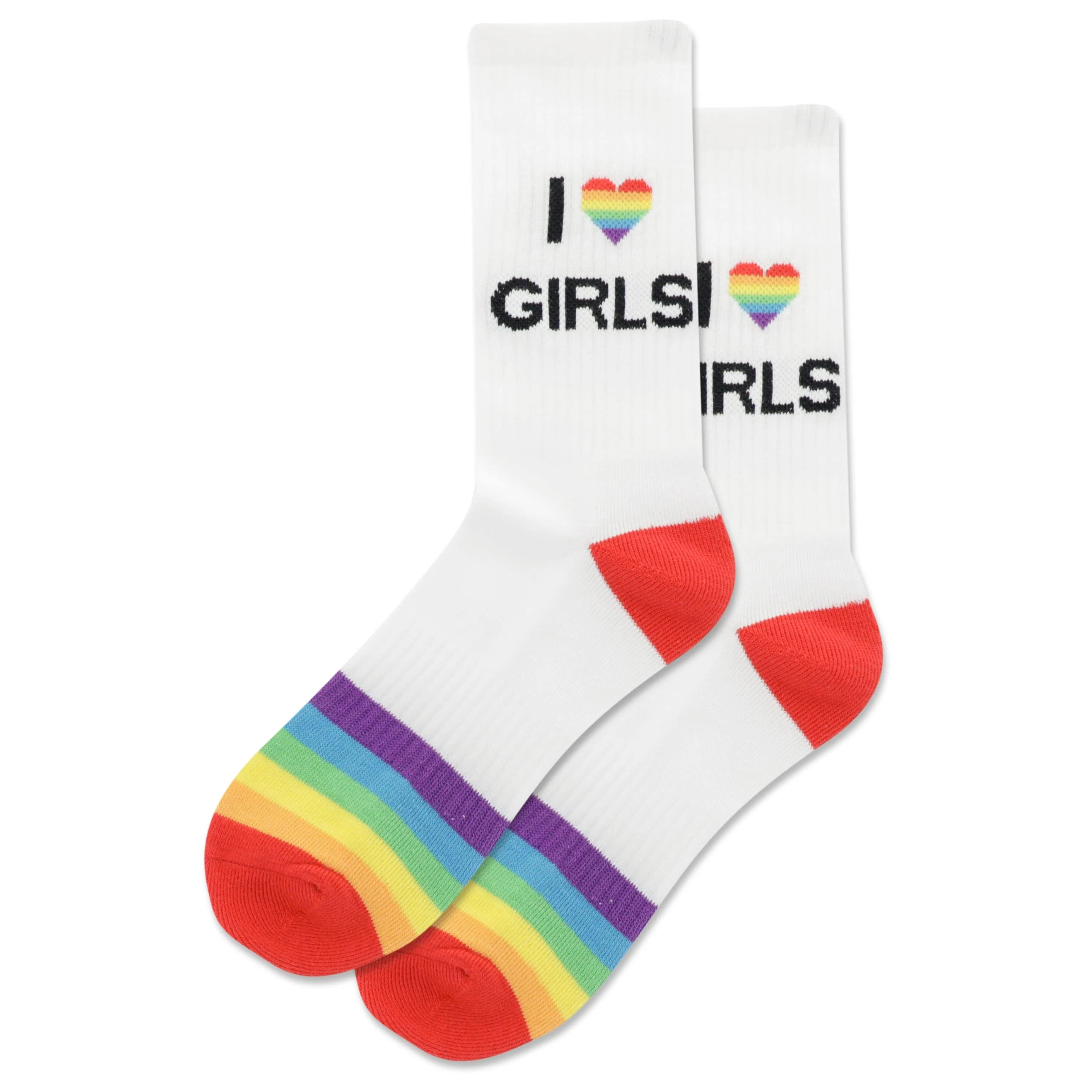 Hot Sox Women's Fun Love & Pride Crew Socks-1 Pair Pack-Cool & Cute Fashion Gifts