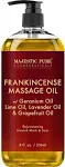 Majestic Pure Stretch Mark and Scar Frankincense Massage Oil, 8 fl oz