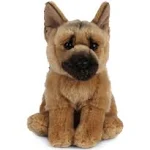 Living Nature Soft Toy 8" Plush German Shepherd Dog