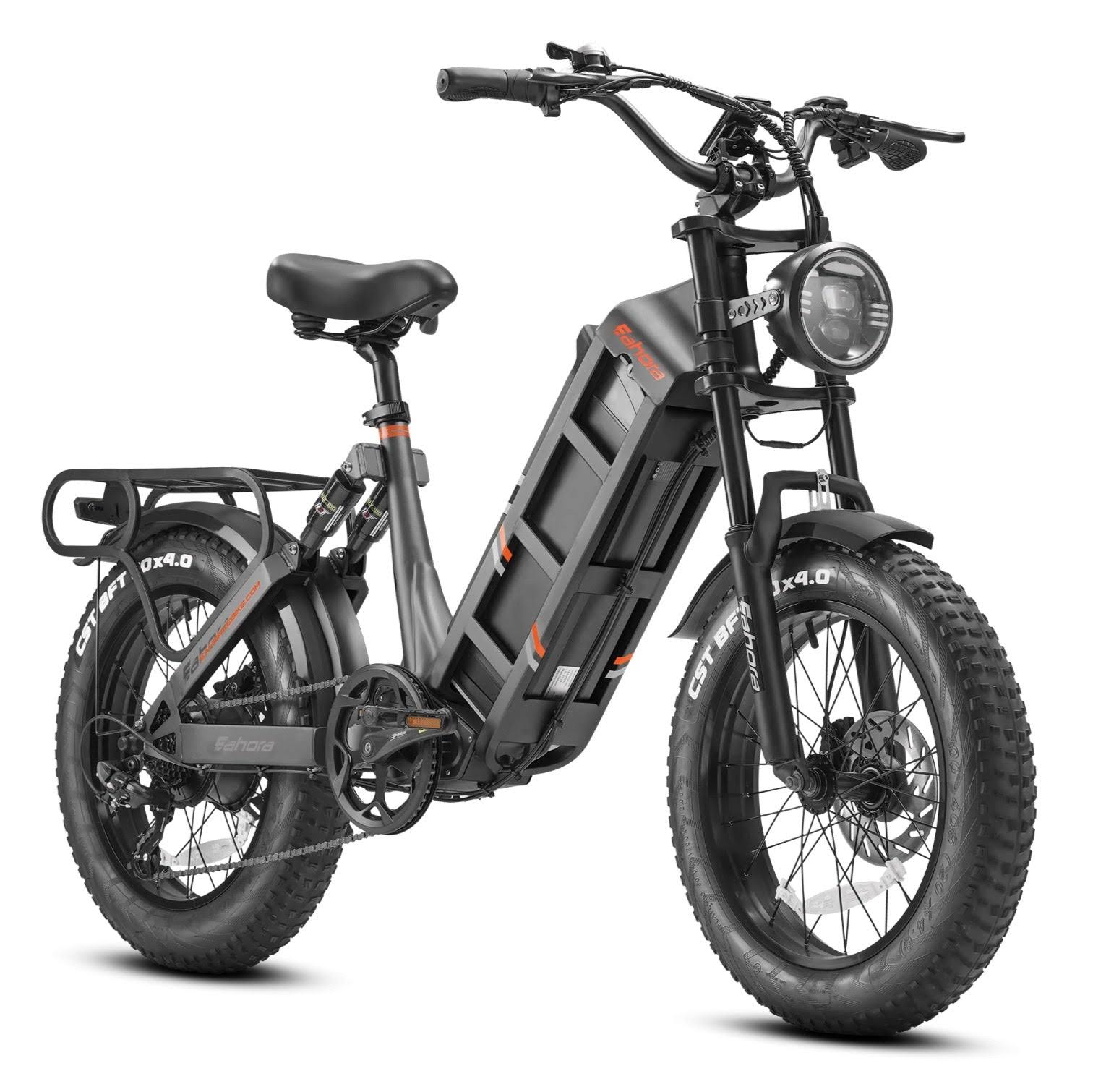 Eahora Juliet【Upgraded Version】 Electric Bike for Adults Peak 1200W Ebike 60Ah ...