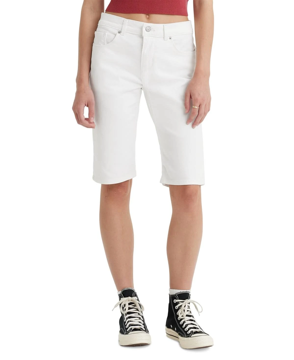 Levi's Classic Bermuda Women's Shorts - Chalk White 29