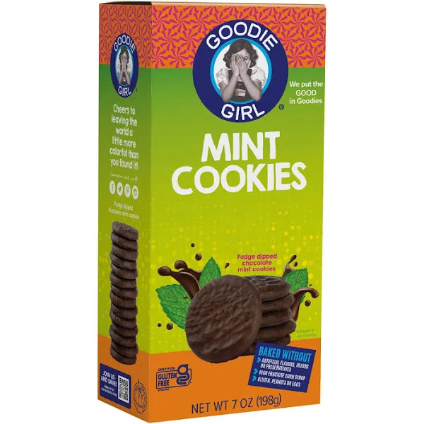 Goodie Girl Cookies, Mint - 7 oz