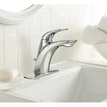 Moen Zarina Single Handle Bathroom Faucet, Chrome